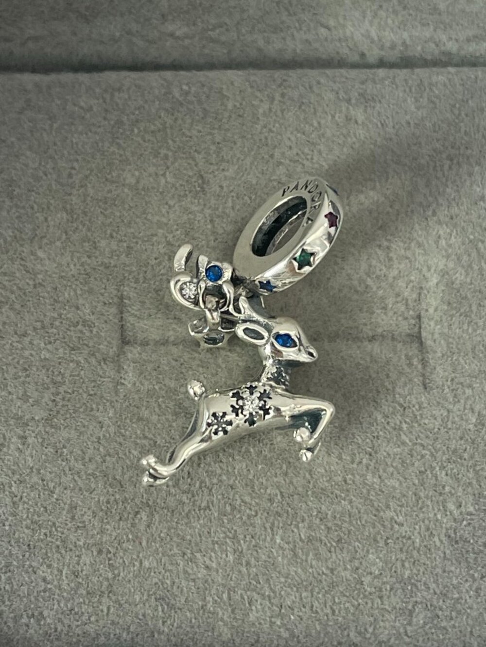 Pandora Magical Christmas Reindeer Dangle Charm